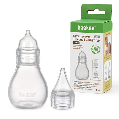 Aspirador Nasal Easy-Squeezy 2 puntas Haakaa